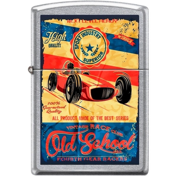Zippo 2024 Zippo Custom Street Chrome Vintage Race Club ZIP-207CI401250 - main